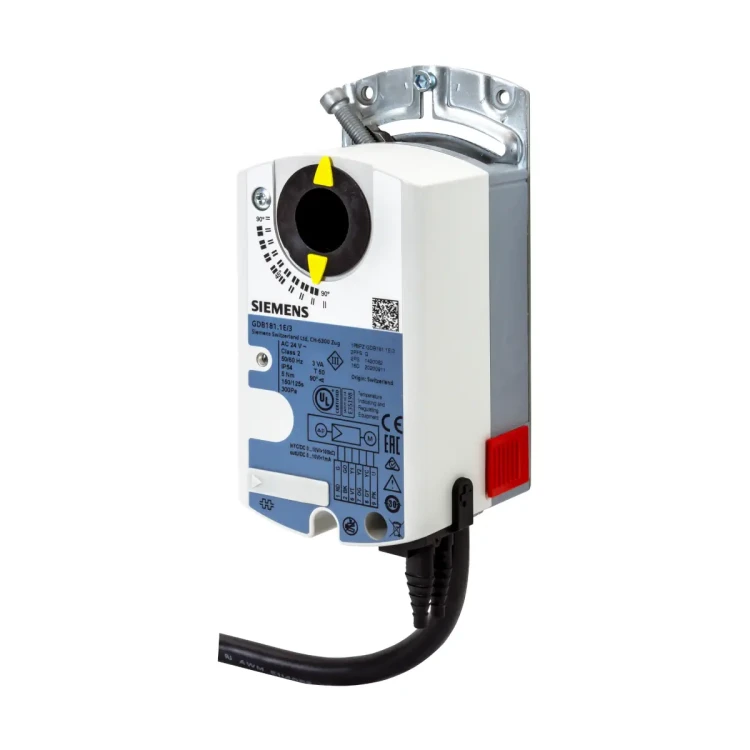 GLB181.1E/3 Kompaktowy regulator z siłownikiem, 0..10 [V], 24 [V] AC, 10 [Nm], 150 [s]