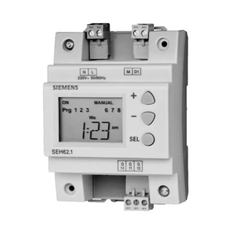 SEH62.1 Programator czasowy, 8 programów przełączania, wyjście przekaźnikowe 24..240 V AC