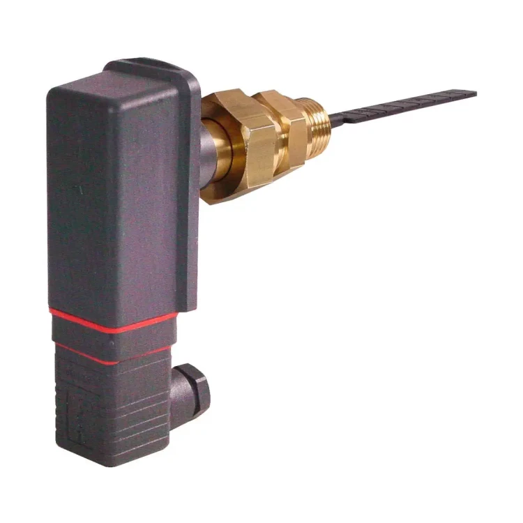 QVE1901 Detektor przepływu, PN25, -20..+110 °C, DN20..200, styk kontaktronowy 230 V AC / 48 V DC / 1 A