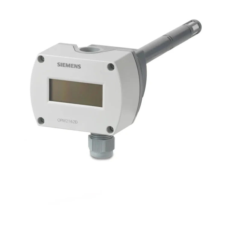 QPM2102D Kanałowy czujnik jakości powietrza, 2 wyjścia 0..5 lub 0..10 V (CO2: 0..2000 ppm / CO2+VOC: 0..2000 ppm) , wyświetlacz