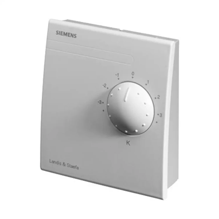 QAA27 Pomieszczeniowy zadajnik temperatury, LG-Ni1000, 0..50 °C, zakres nastaw ±3 K