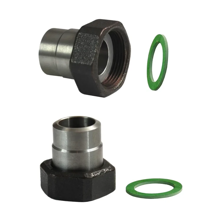 ALS202 Śrubunki przyłączeniowe do spawania, Przyłącze zaworu G1B, Przyłącze instalacji 26,8 [mm], Materiał - stal spawalna cena za komplet 2 szt.