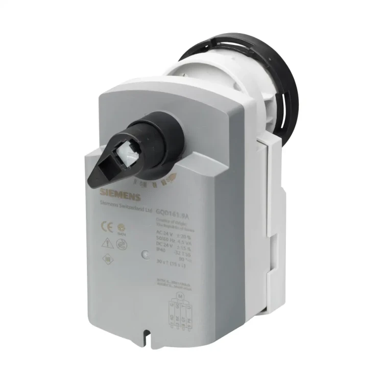 GQD161.9A Siłownik elektromechaniczny, 2 [Nm], 0..10 [V], 24 [V] AC/DC, 30/15 [s], sprężyna powrotna