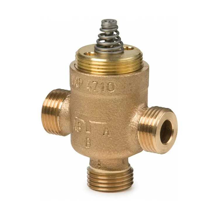 VXP47.20-4 Zawór mieszający gwintowany z brązu, PN16, 1..110 [°C], skok 2,5 [mm], DN20, kvs 4 [m3/h]