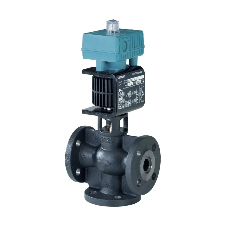 MXF461.25-8.0 Zawór mieszający/przelotowy kołnierzowy z siłownikiem magnetycznym, PN16, DN25, kvs 8 [m3/h]