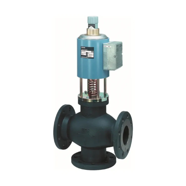 M3P100FY Zawór mieszający/przelotowy kołnierzowy z siłownikiem magnetycznym, PN16, DN100, kvs 130 [m3/h]