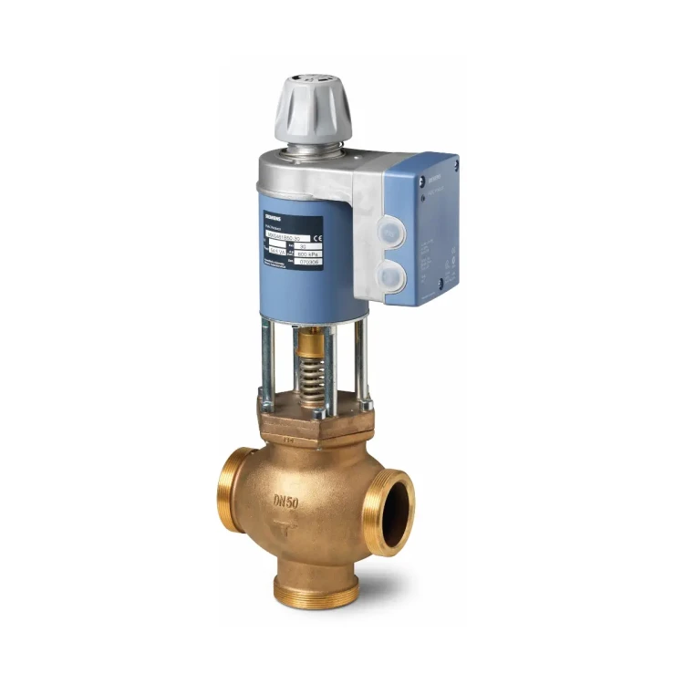 MXG461B15-3 Zawór mieszający/przelotowy gwintowany z siłownikiem magnetycznym, PN16, DN15, kvs 3 [m3/h], przyłącza G1B / Rp½