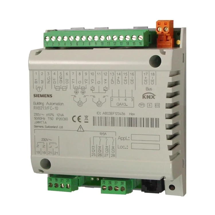 RXB24.1/CC-02 Regulator pomieszczeniowy: 3 aplikacje do stropów chłodzących i grzejników