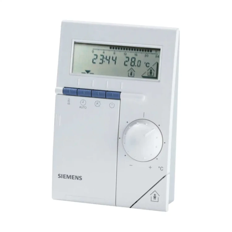 QAW70-B Pomieszczeniowy wielofunkcyjny zadajnik temperatury z interfejsem PPS, NTC, 0..32 [°C], korekta nastawy ±3 K, przycisk obecności, wyświetlacz, programowalny