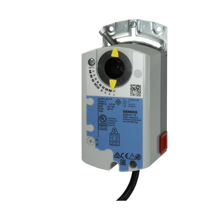 GDB161.1E Siłownik obrotowy bez sprężyny powrotnej, 5 [Nm], 0/2..10 [V], 24 [V] AC/DC, 150 [s]