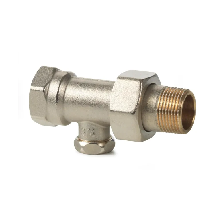 ADN20 Zawór grzejnikowy powrotny prosty, PN10, DN20, kv 0..3,0 m3/h, przyłącza Rp/R 3/4