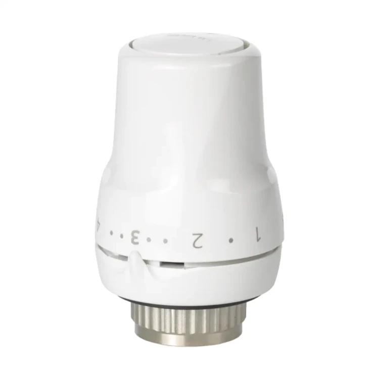 RTN51G Głowica termostatyczna, wersja standardowa, zakres nastaw 8..28 °C, ochrona przed zamarzaniem, możliwość ograniczenia zakresu nastaw, kolor biały błyszczący