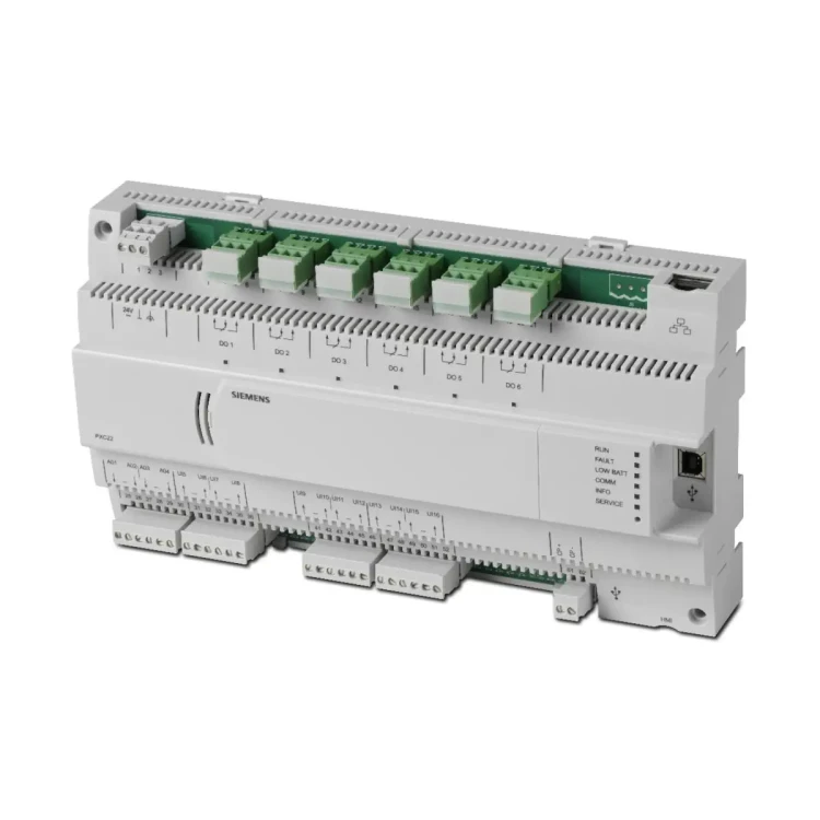 PXC22-E.D Sterownik kompaktowy - 22 I/O, interfejs BACnet/Ethernet/IP i PPS2