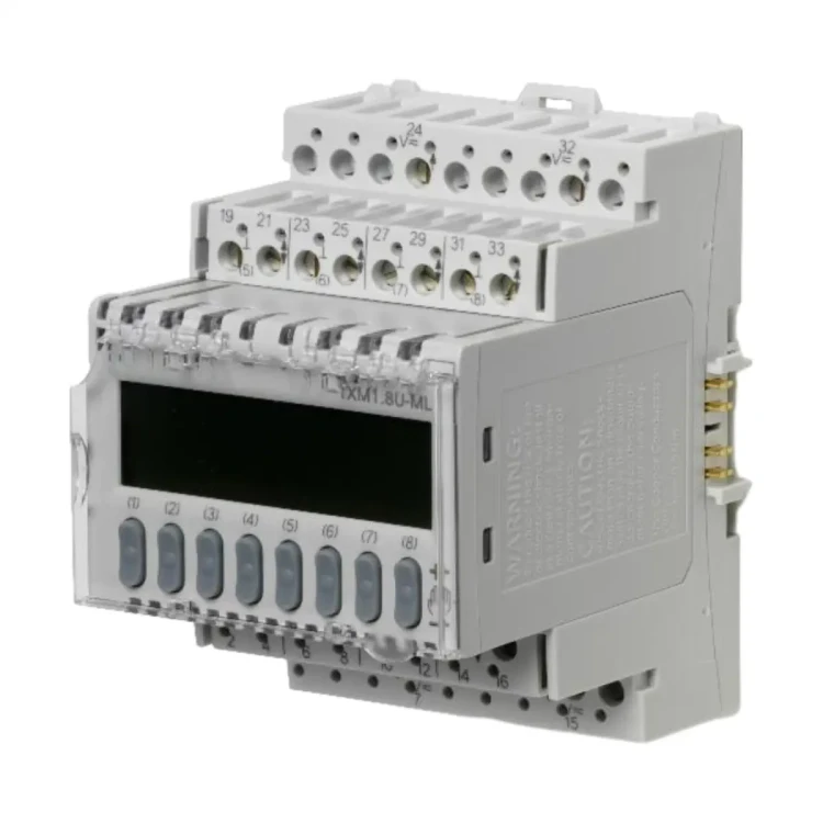 TXM1.8U-ML Moduł 8 wejść/wyjść uniwersalnych AI, AO, DI, sterowanie ręczne, wyświetlacz LCD