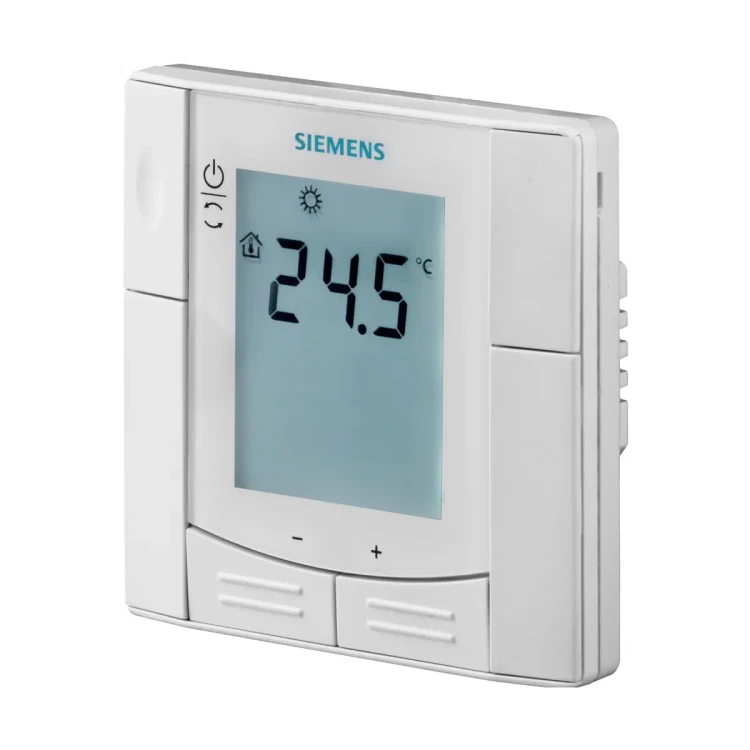 RDD310/EH Regulator pomieszczeniowy, 230 [V] AC, 5..35 [°C], wyjście 2-stawne maks. 16 [A], ogrzewanie, ręczne przełączanie trybu pracy, wejście dla czujnika QAH11.1 lub QAA32, opcja ograniczenia temperatury podłogi, do montażu w puszkach  ARG71