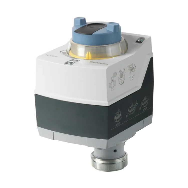 SAS31.00 Siłownik elektromechaniczny, skok 5,5 mm, 400 N, 3-stawny, 230 V AC, 150 s (zastępuje SQS35.00)