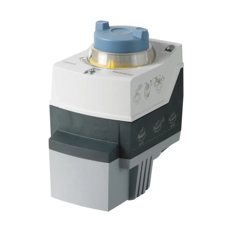 SAS61.33 Siłownik elektromechaniczny, skok 5,5 mm, 400 N, 0..10 V / 4..20 mA / 0..1000 Ω, 24 V AC/DC, 30 s