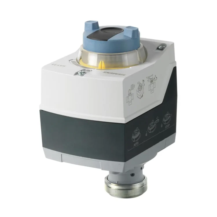 SAT31.008 Siłownik elektromechaniczny, skok 5,5 mm, 300 N, 3-stawny, 230 V AC, 8 s, do zaworów VVG549..