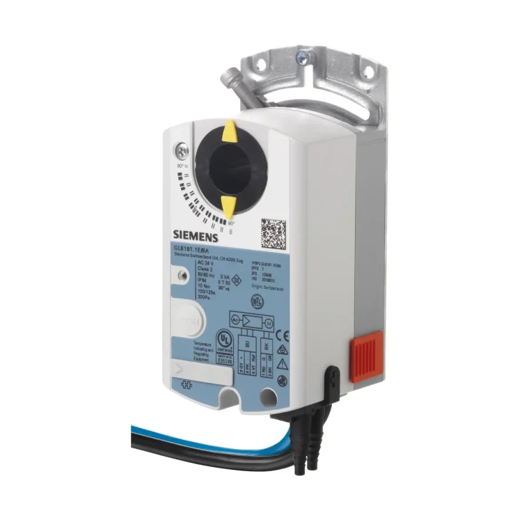 GLB181.1E/BA Kompaktowy regulator z siłownikiem, 24 [V] AC, 10 [Nm], 150 [s], komunikacja BACnet