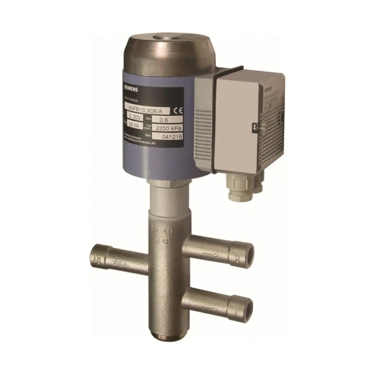 M3FB15LX/A Zawór rozdzielający/przelotowy z siłownikiem magnetycznym do gazów gorących, PN40, DN15, kvs 3 [m3/h]