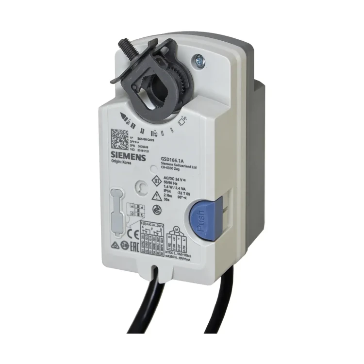 GSD361.1A Siłownik obrotowy bez sprężyny powrotnej, 2 [Nm], 0/2..10 [V], 230 [V] AC, 30 [s]