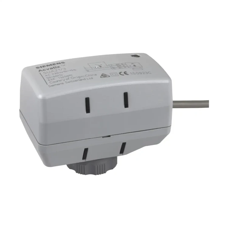 SUA21/3 Siłownik elektromechaniczny, skok 2,5 mm, 170 N, 2-stawny, 230 V AC, 10 s, kabel 0,8 m