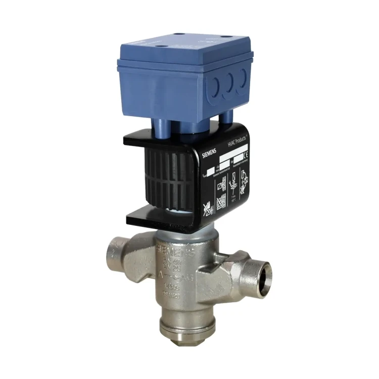 MVS661.25-2.5N Zawór przelotowy z siłownikiem magnetycznym do układów chłodniczych, PN63, DN25, kvs 2,5 [m3/h]