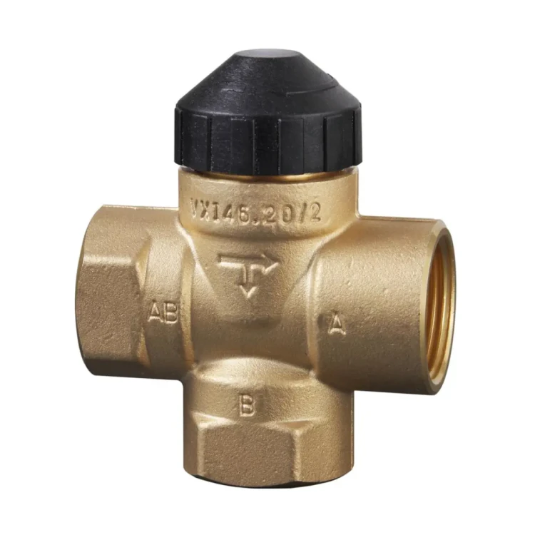 VXI46.15/2 Zawór przełączający gwintowany, DN15, kvs 2,15 m3/h, współpracuje z SFA.., STA.., SUA21/3, przyłącza Rp½