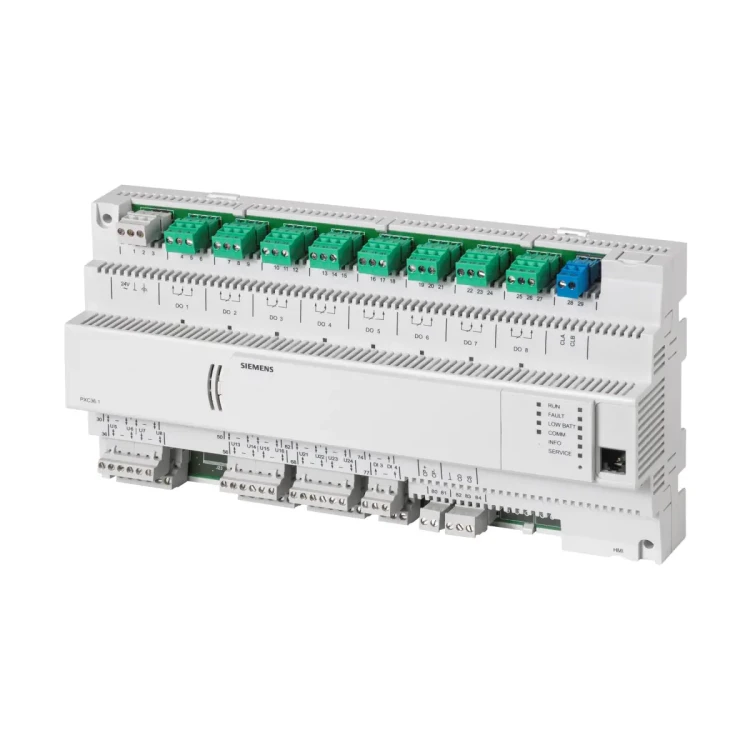 PXC36.1.D Sterownik – 36 I/O z możliwością rozszerzenia o moduły TX, komunikacja BACnet/LonTalk, interfejs PPS2