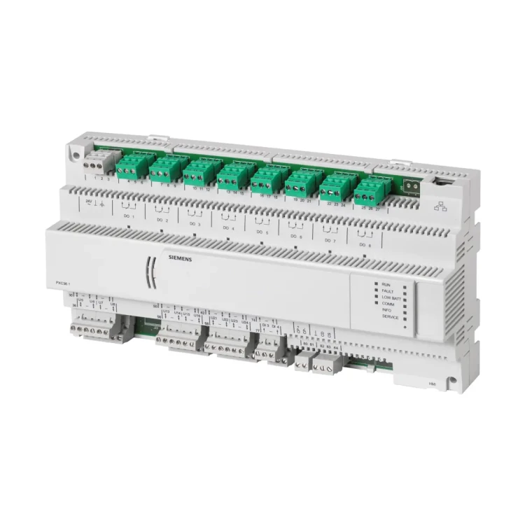 PXC36.1-E.D Sterownik – 36 I/O z możliwością rozszerzenia o moduły TX, komunikacja BACnet/IP, interfejs PPS2