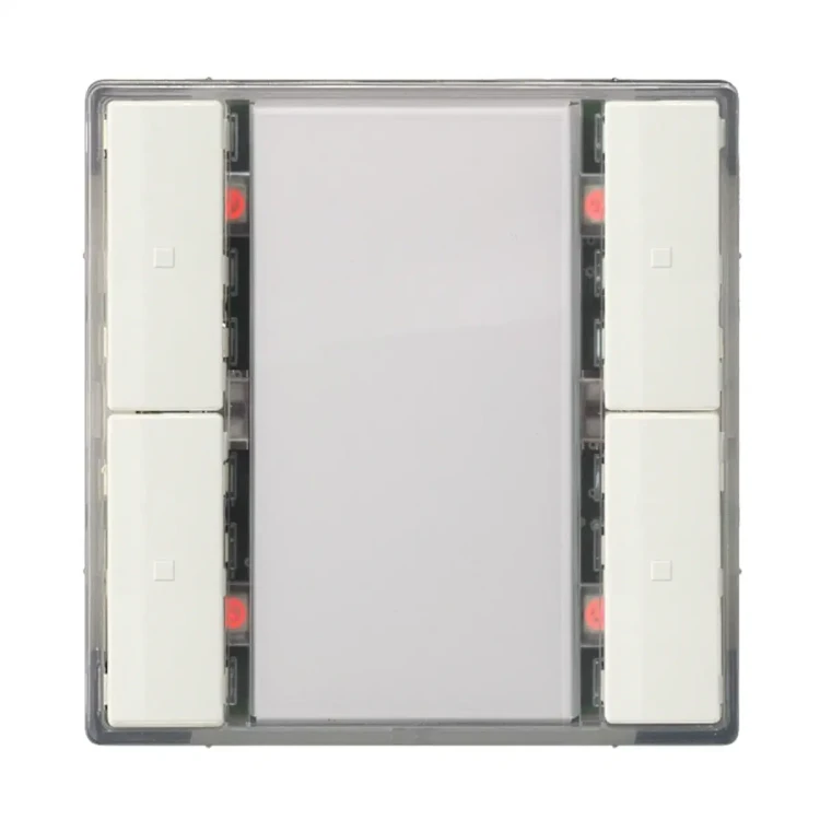 5WG1222-2DB33 UP 222/33 Przycisk wielofunkcyjny, podwójny, z sygnalizacją statusu przez diodę LED, metaliczne aluminium