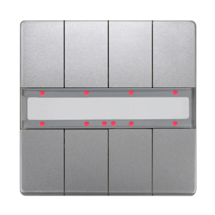 5WG1287-2DB43 UP 287/43 Przycisk wielofunkcyjny, poczwórny, z sygnalizacją statusu LED, metaliczna platyna