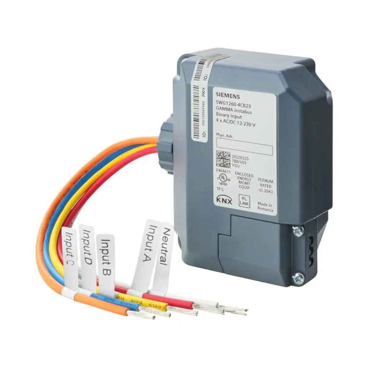 5WG1260-4CB23 JB 260C23 Moduł wejść binarnych 4 x AC/DC 12...230 [V], standard UL