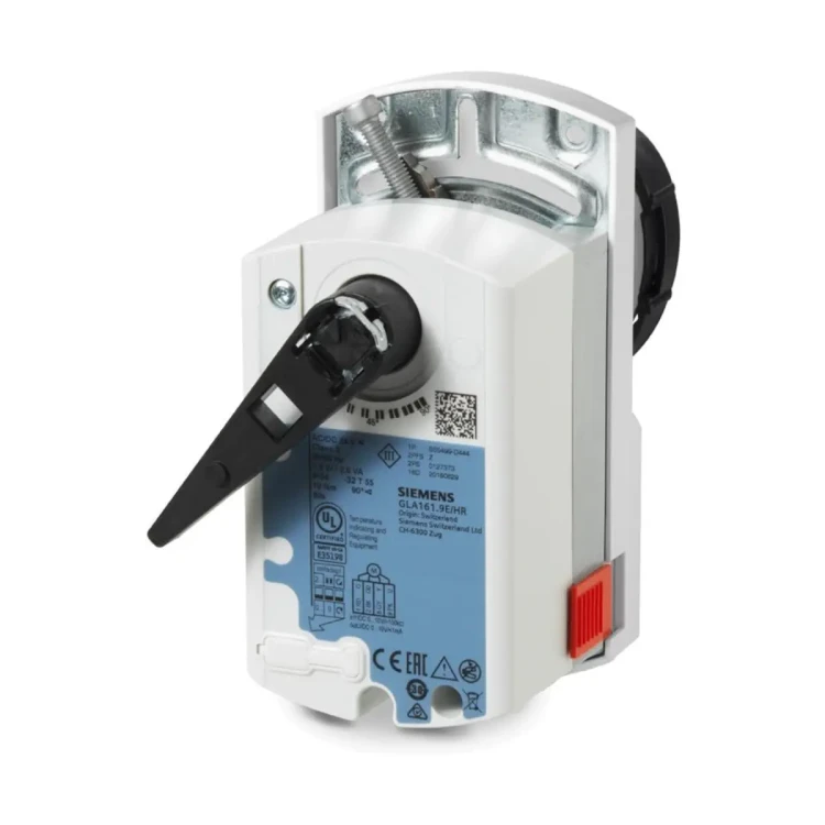 GLA161.9E/HR Siłownik obrotowy do zaworów kulowych 24 [V] AC / DC, 10 [Nm], sterowanie 0…10 [V], dokładny sygnał pozycjonujący, do stosowania z zaworem inteligentnym EVG4U10E..