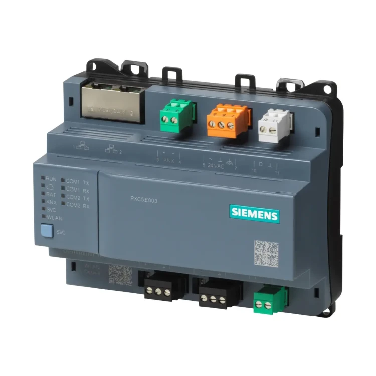 PXC5.E003 Sterownik systemowy, możliwość integracji urządzeń Modbus, BACnet / MSTP, Komunikacja BACnet / IP