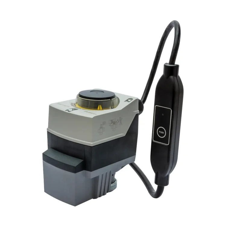 SAT61.51/MO Siłownik elektromechaniczny, skok 5,5 mm, 300 N, Modbus RTU, 230 V AC, 15 s, sprężyna powrotna, do zaworów VVG549..