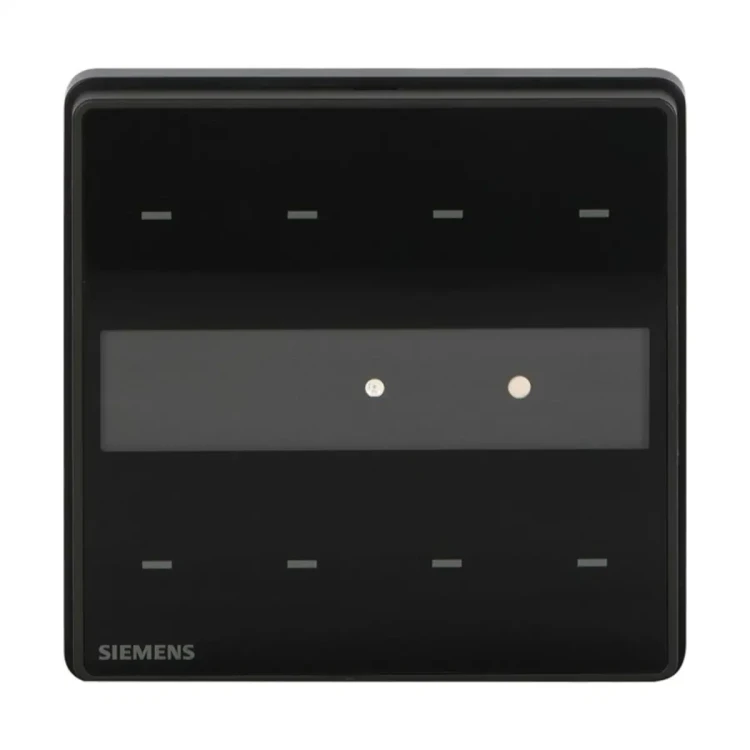 UP 203/23 Dotykowy przycisk wielofunkcyjny, poczwórny, z sygnalizacją statusu LED, czarny