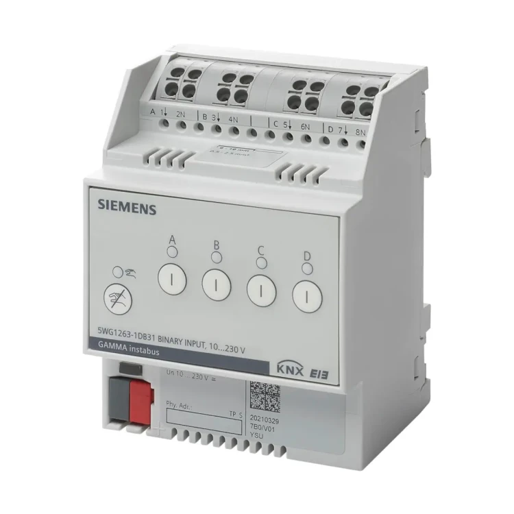 N 263D31 Moduł wejść cyfrowych, 4 wejść AC/DC 10...230V, zaawansowane funkcje logiczne