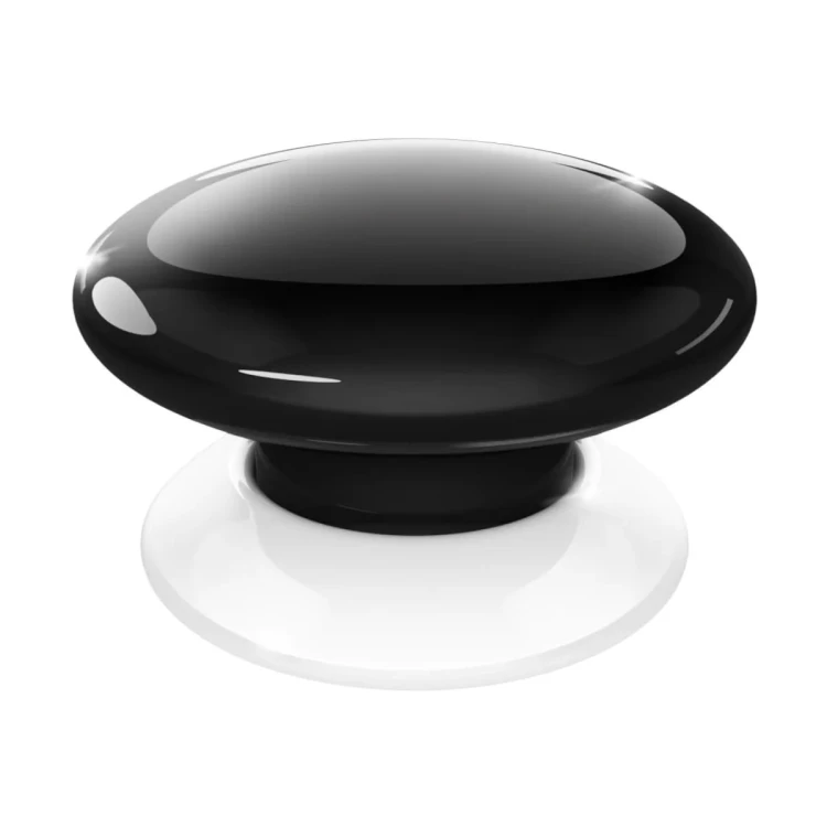 FGPB-101-2 FIBARO The Button Urządzenie umożliwia aktywowanie 6 wybranych akcji. Różne akcje mogą być aktywowane poprzez 1-5-krotne kliknięcia lub przytrzymanie wciśniętego przycisku. The Button zasilany jest 
bateryjnie