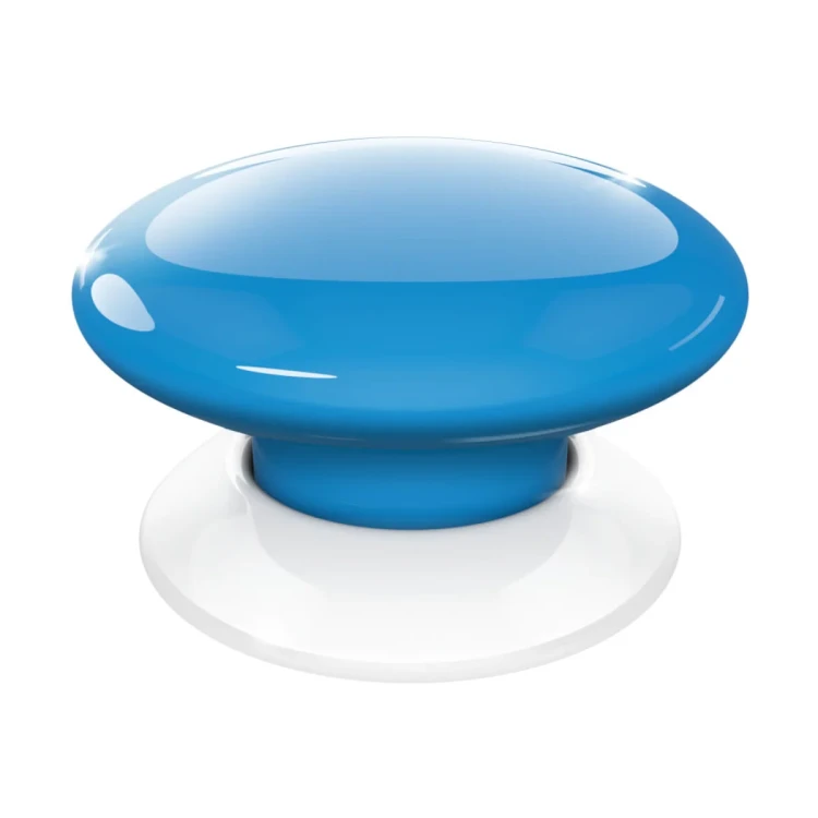 FGPB-101-6 FIBARO The Button Urządzenie umożliwia aktywowanie 6 wybranych akcji. Różne akcje mogą być aktywowane poprzez 1-5-krotne kliknięcia lub przytrzymanie wciśniętego przycisku. The Button zasilany jest bateryjnie