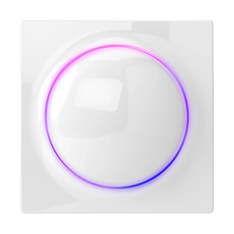 FGWDSEU-221 FIBARO Walli Switch to Biały inteligentny włącznik przeznaczony do sterowania dwom źródłami światła przez sieć Z-Wave. Mierzy moc czynną i energię zużywaną przez kontrolowane obciążenie