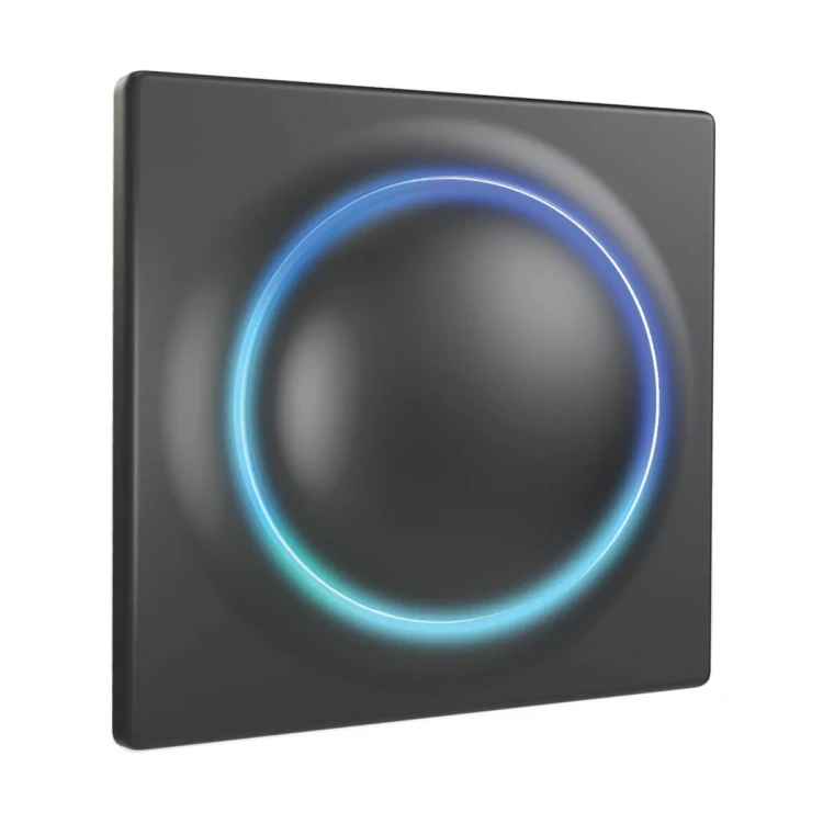 FGWREU-111-8 FIBARO Walli Roller Shutter Antracytowy to inteligentny przełącznik ścienny przeznaczony do sterowania silnikami rolet, markiz, żaluzji i innych urządzeń jednofazowych zasilanych prądem przemiennym za pośrednictwem sieci Z-Wave