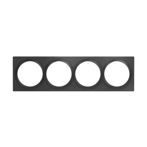 FG-Wx-PP-0009-8 FIBARO Ramka ozdobna poczwórna antracyt