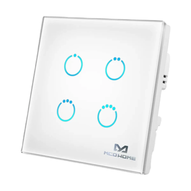 MH-S314_wh Inteligentny poczwórny przełącznik dotykowy, biały, puszka 86 mm