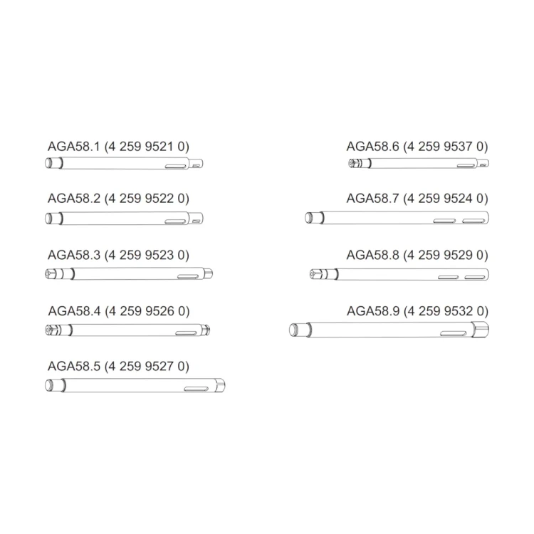 AGA58.9 Trzpień 12 x 12mm, jednostronny, maks. 30Nm, do siłowników przepustnic gazu i powietrza SQM5..