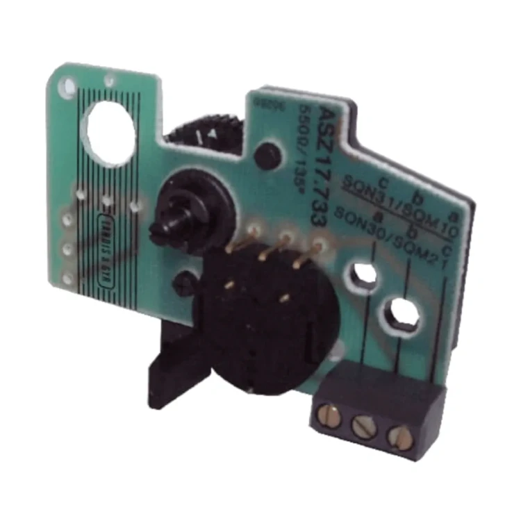 ASZ12.703 Potencjometr 1000Ω, 90°, do elektrycznego wskazania położenia siłownika gazowego SQM1.. SQM2.. SQM5.. SQN3.. SQN4.. SQN9..