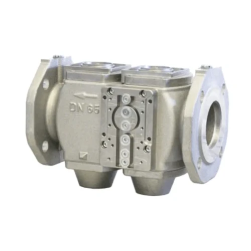 VRD40.125 Podwójny zawór do biogazu i gazów recyklingowych z kołnierzami przyłączeniowymi, DN125, 70kPa, aluminium