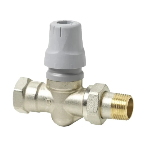 VPD215A-135 Zawór grzejnikowy PICV gwintowany prosty, DN15, przepływ 20..135l/h, przyłącza Rp/R 1/2″, współpracuje z STA.. STP.. SSA.. SUA21/3.. SFA../18 RTN..