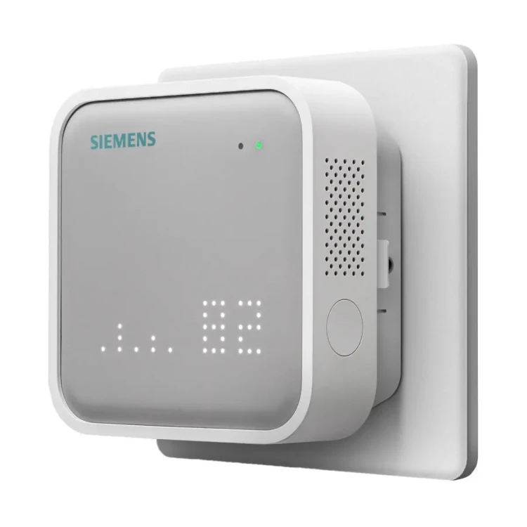 QNA2700D.BA2 Pomieszczeniowy czujnik jakości powietrza z komunikacją BACnet MSTP, temperatura, wilgotność, CO2, TVOC, PM2.5, poziom oświetlenia, poziom dźwięku, certyfikat RESET