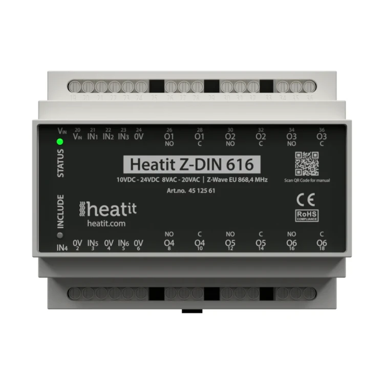 Heatit Z-Din 616 Moduł 6 przekaźników